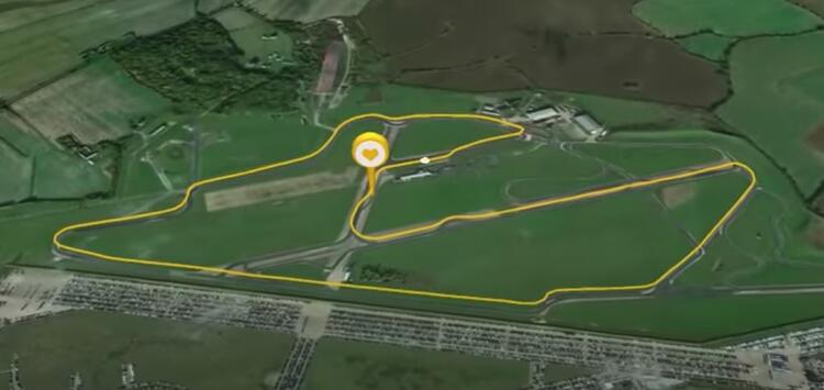 Bedford Autodrome 20 Mile Course Map