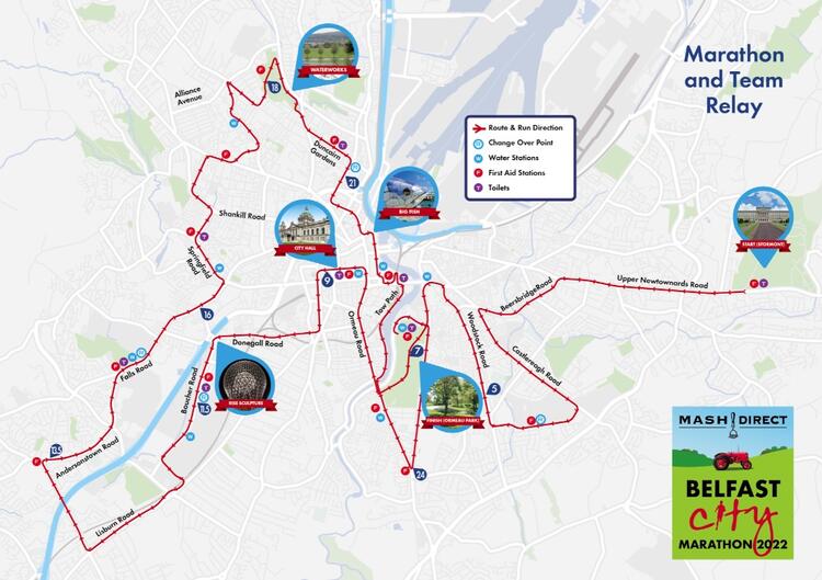 Belfast City Marathon Sunday 3rd May 2026 13milers