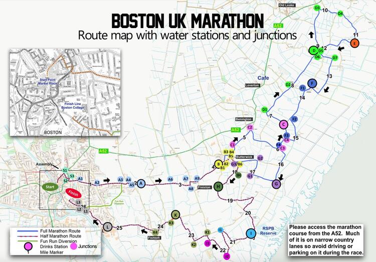 Boston Marathon 2023 Strecke