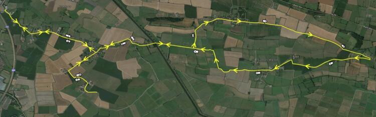 Bridgwater Half Marathon Course Map