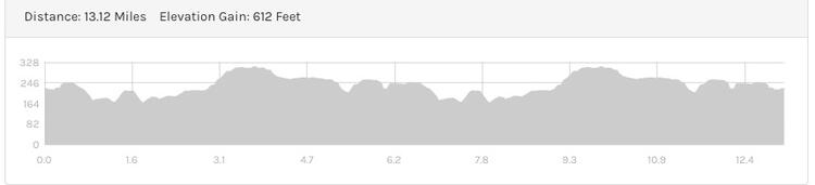 Burnham Beeches Half Marathon Elevation Profile