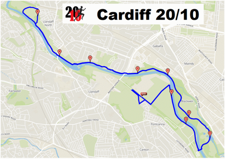 Cardiff 20 Miles Sunday 16th Feb 2025