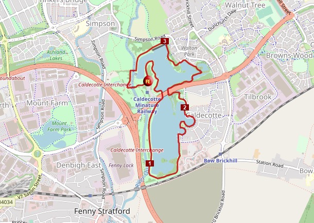 Death Star Half Marathon Course Map