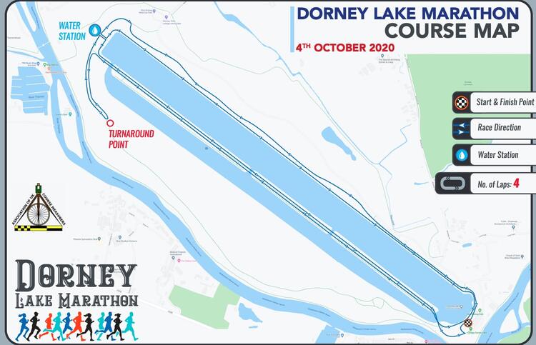 Dorney Lake ATW Marathon Course Map