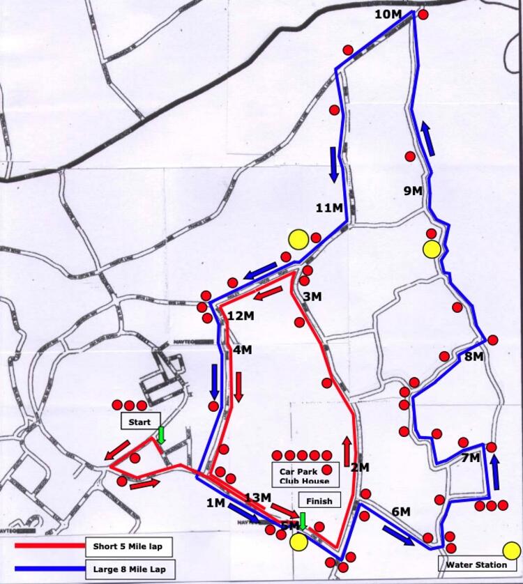 Village Bakery Wrexham Half Course Map