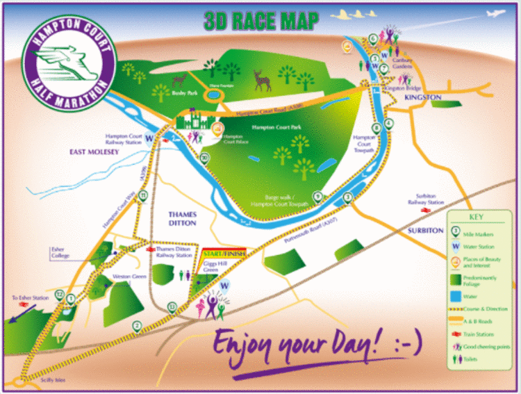 Hampton Court Half Marathon Sunday 18th Feb 2024