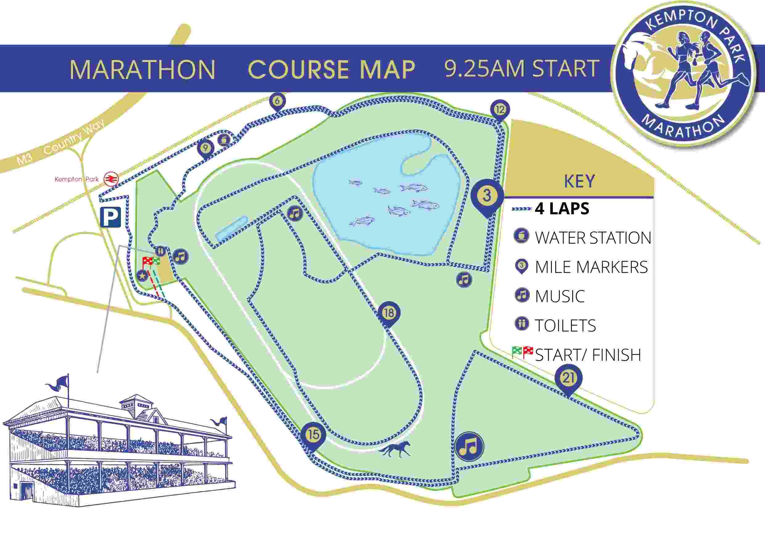 Kempton Park Marathon Route Map