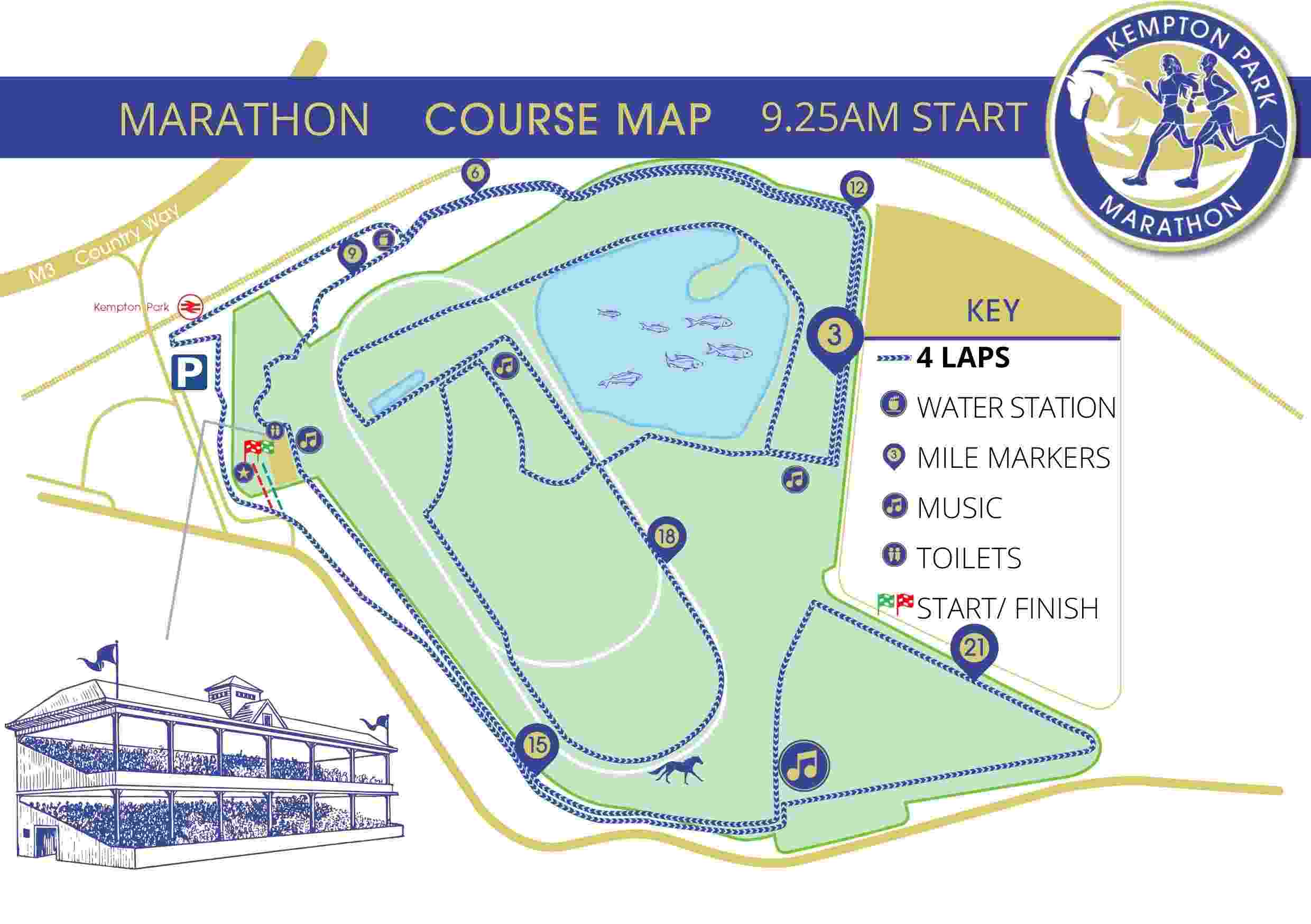 Kempton Marathon Course 