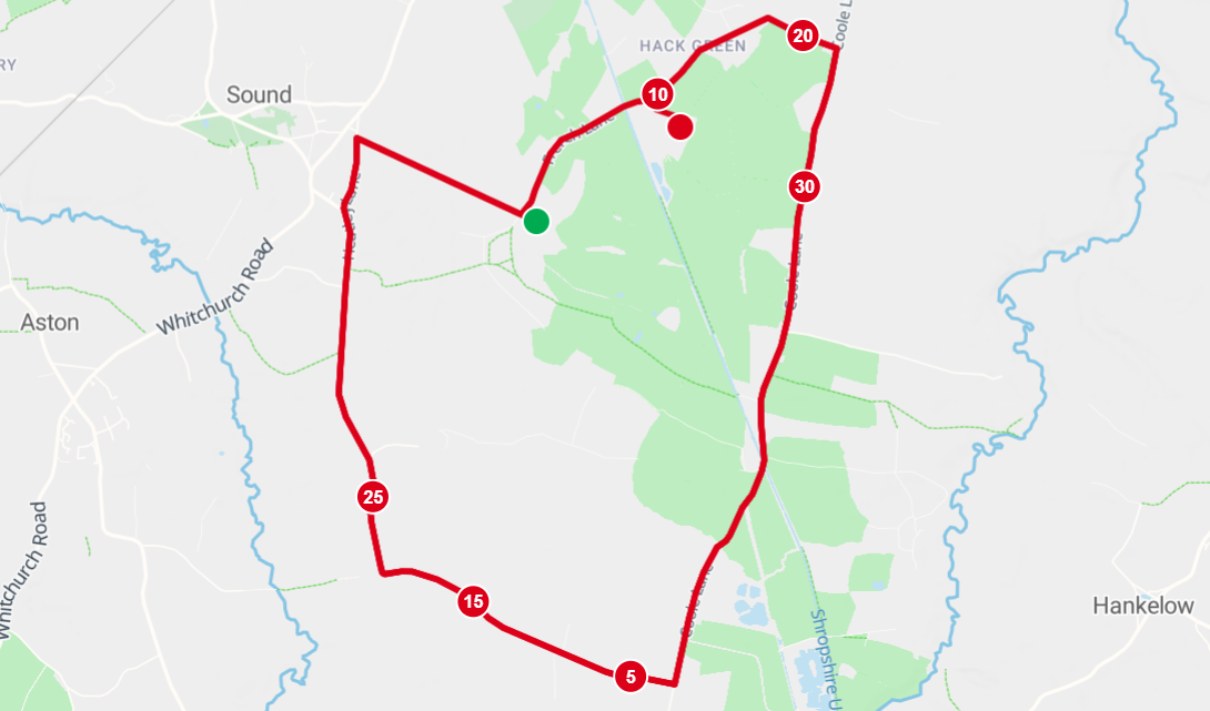 south-cheshire-secret-20-course-map